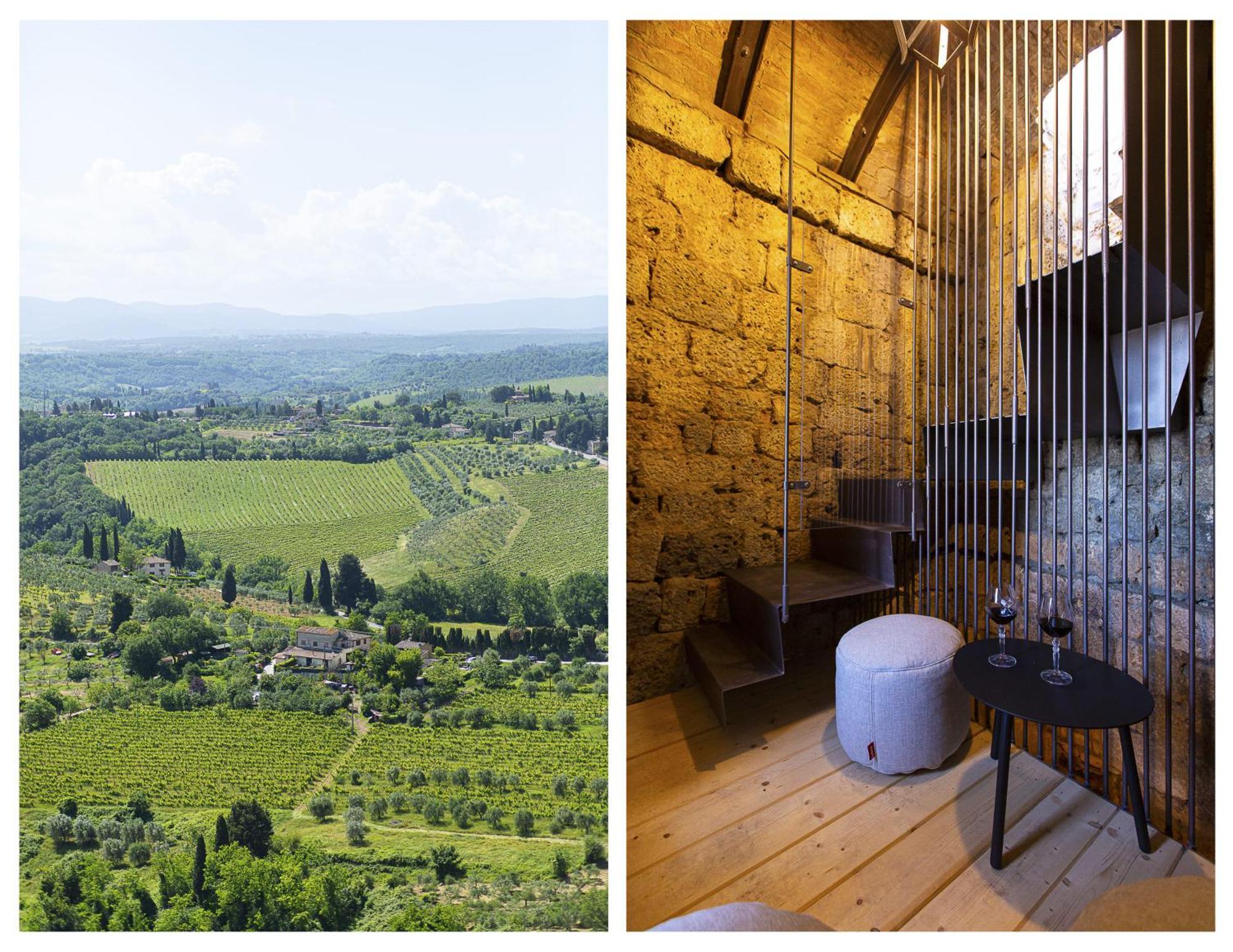 The Artists' Tower - Amazing View From The Tower Apartment San Gimignano Ngoại thất bức ảnh