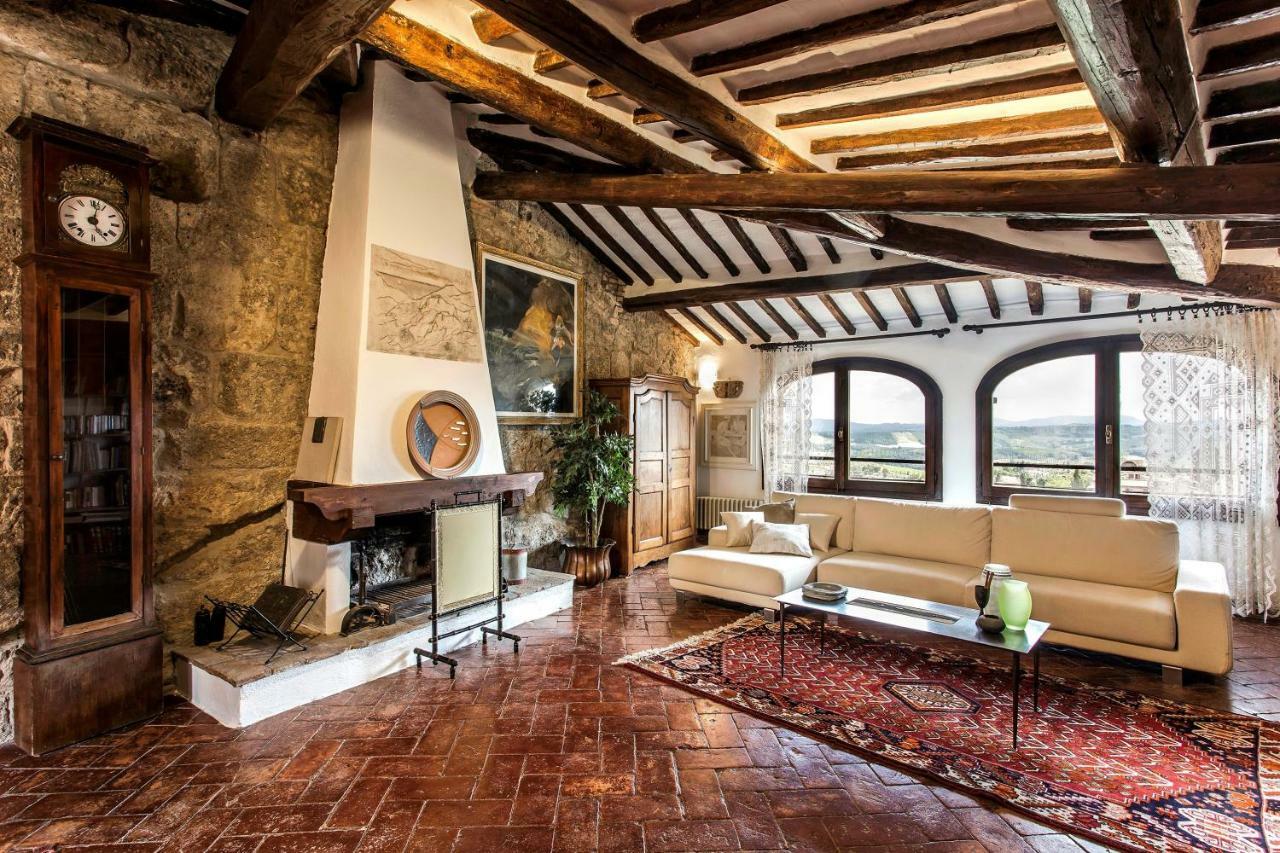 The Artists' Tower - Amazing View From The Tower Apartment San Gimignano Ngoại thất bức ảnh